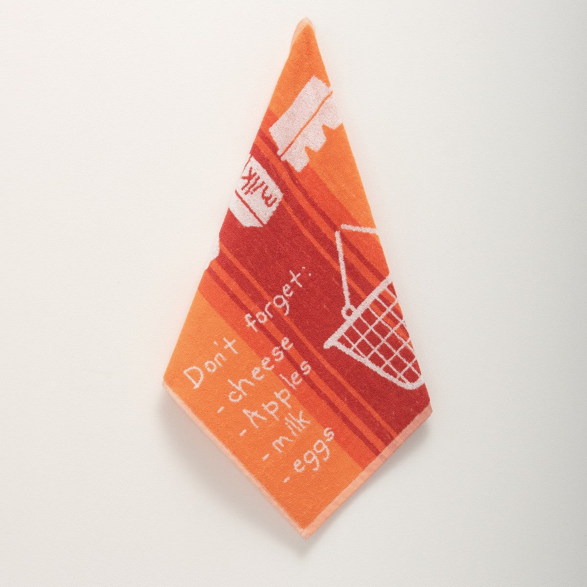 Virtuves dvielis BASKET, 100% kokvilna, 440 g/kvm, frotē audums, 50x50 roku dvielis, spilgti oranžs