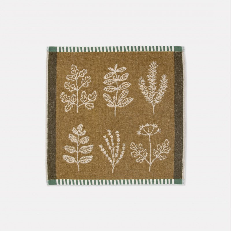 Olive tonī frotē roku dvielis 50×50, CUCINA kolekcija