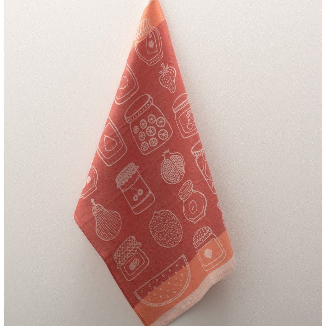 Virtuves dvielis VEG, 100% kokvilna, 260 g/kvm, 50x70 trauku dvielis,terrakota