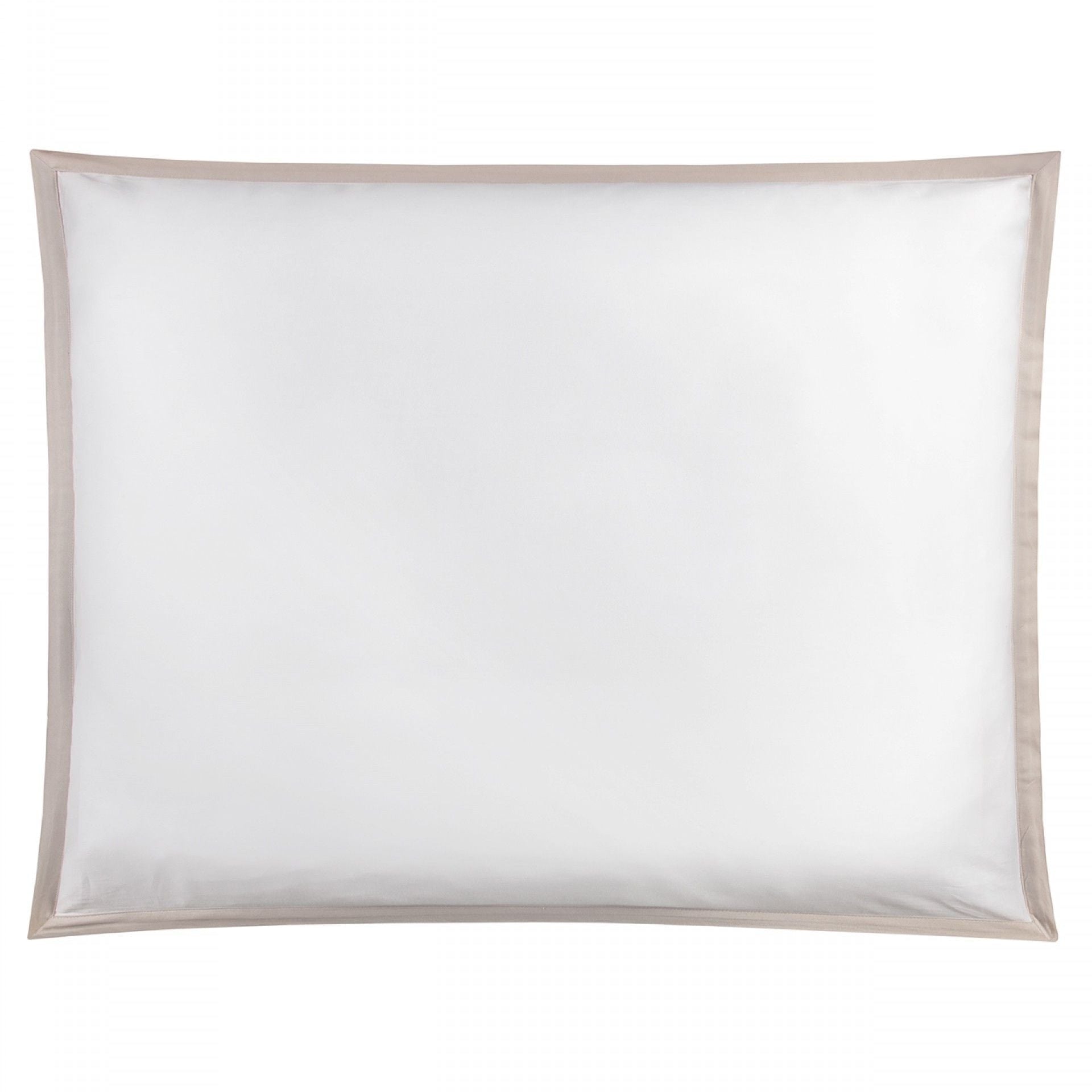 spilvendrāna oxford CAETANO, 100% kokvilna, 300TC satīns, balts ar bēšīgo