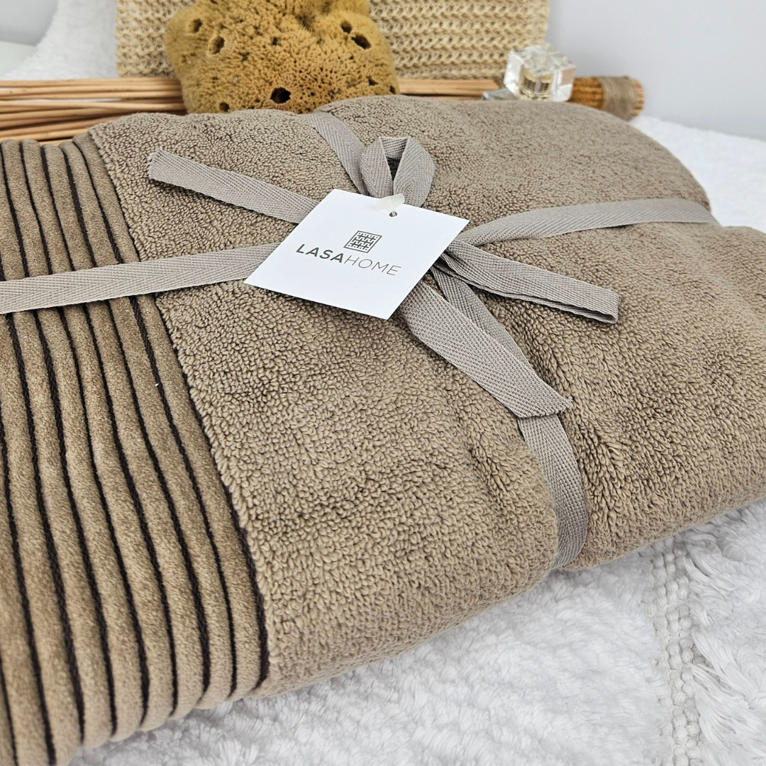 Frotē dvieļi JULIET, 100% kokvilns, 520 g/kvm, zero twist, tumši bēšs