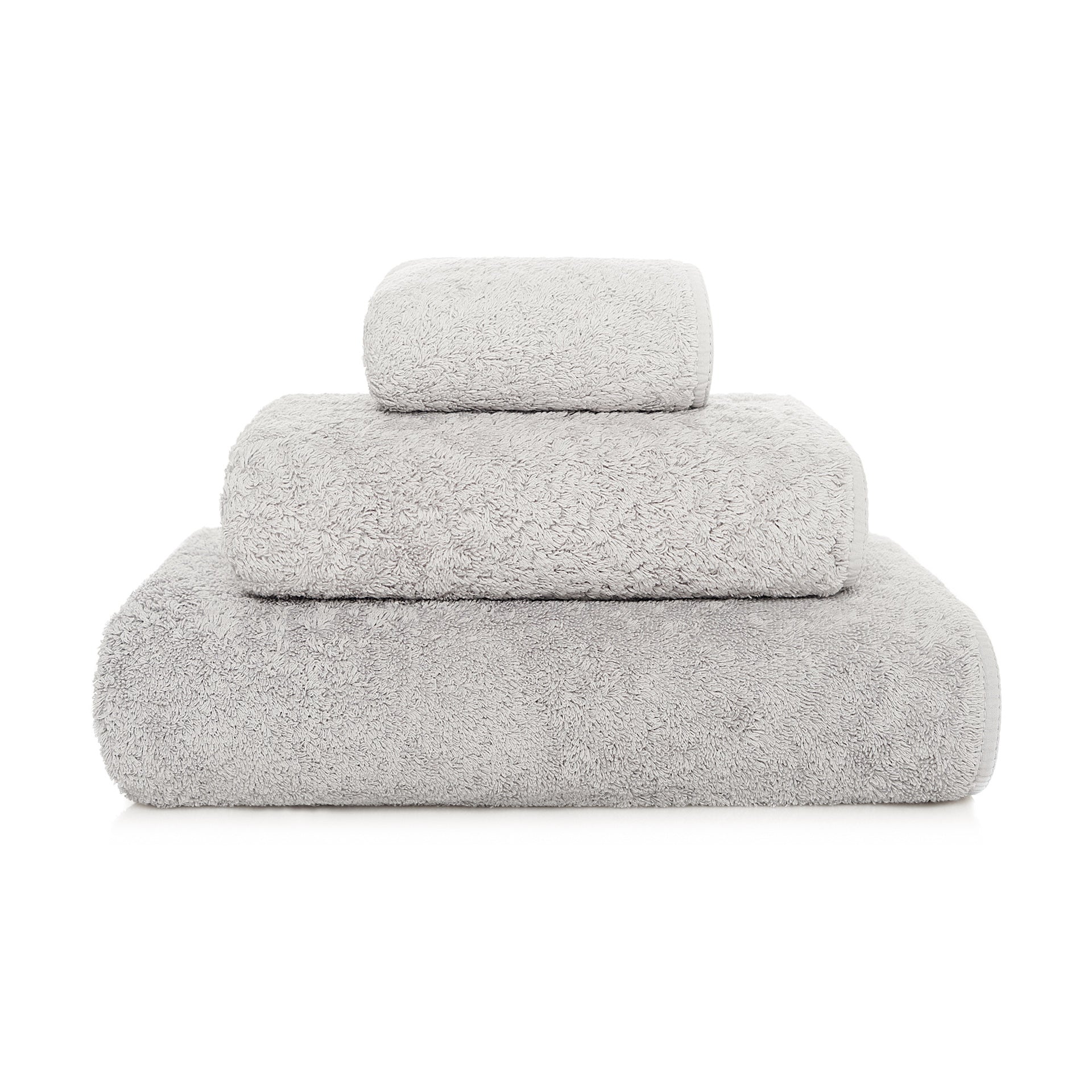 frotē dvielis Long Double Loop, 100% Superior cotton, 700g/kvm, silver, pelēks
