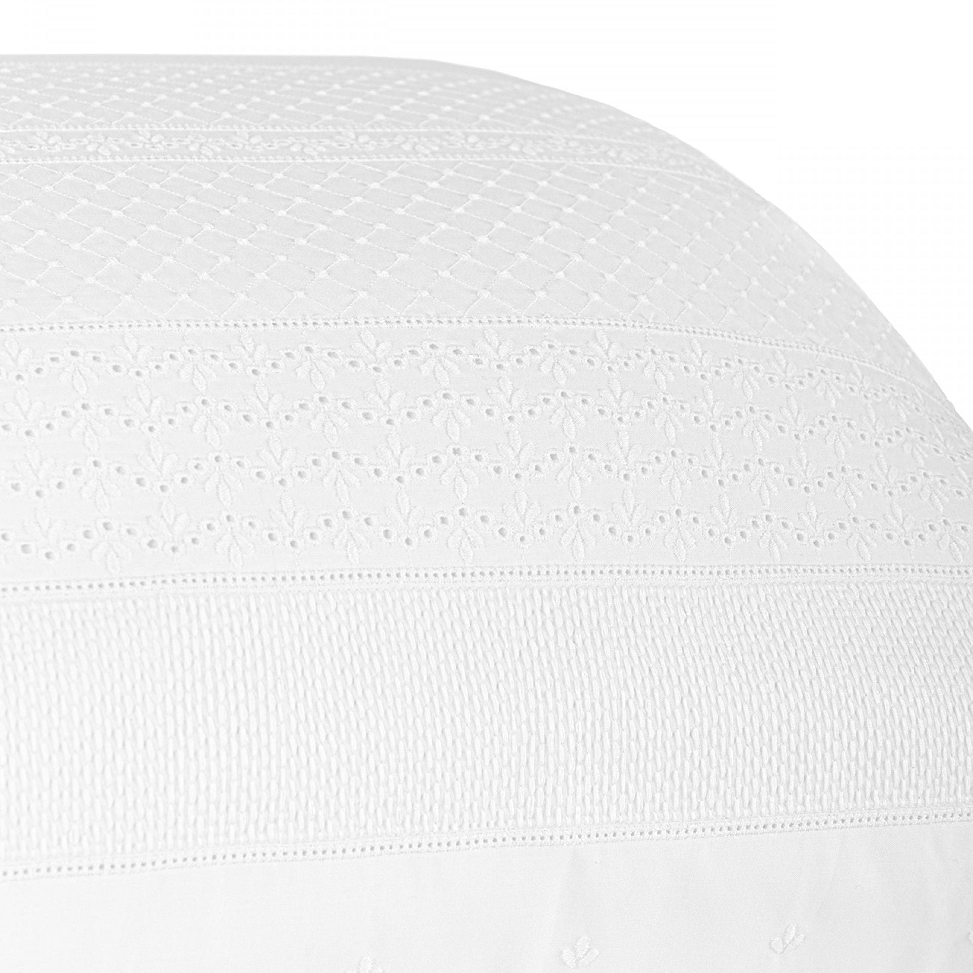 mazuļu gultas veļa LUZ, 100% organiskā kokvilna, 200TC perkals, balts ar izšūvumu, detaļas