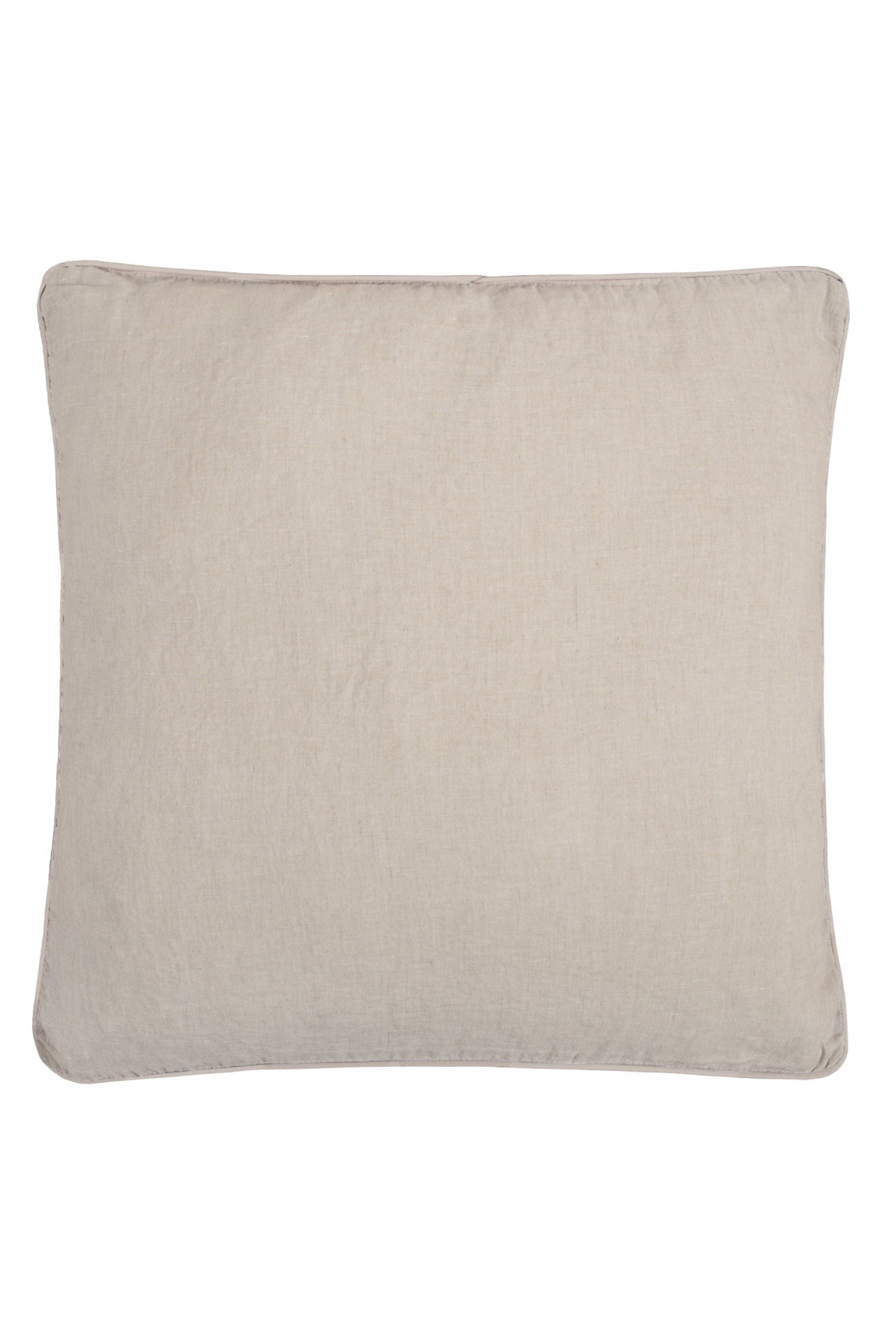 spilvendrāna oxford MILANi, 100% Eiropas lins, Stonewashed, naturāls, flax