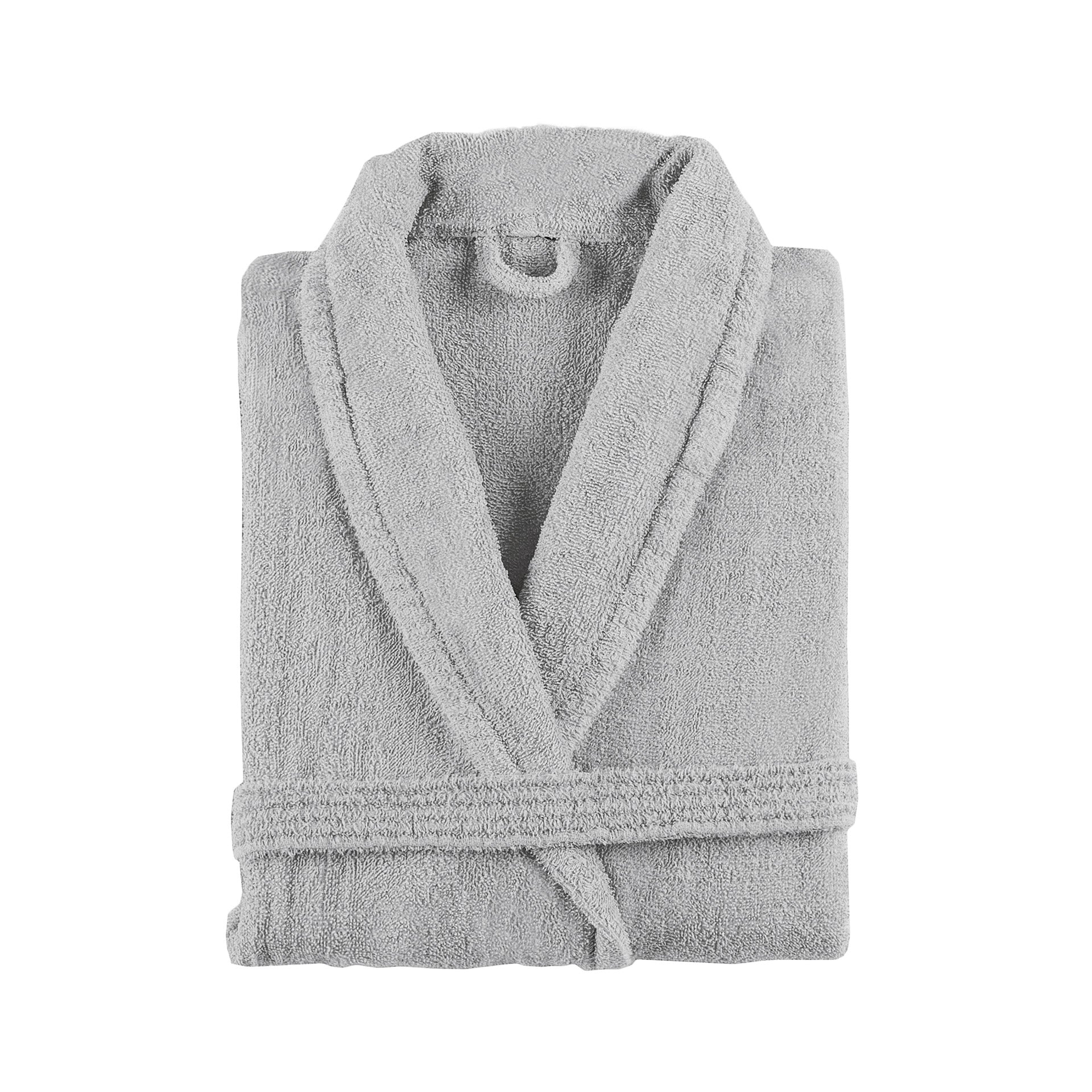 frotē halāts NEW PLUS, 100% kokvilna, 400g/kvm, silver