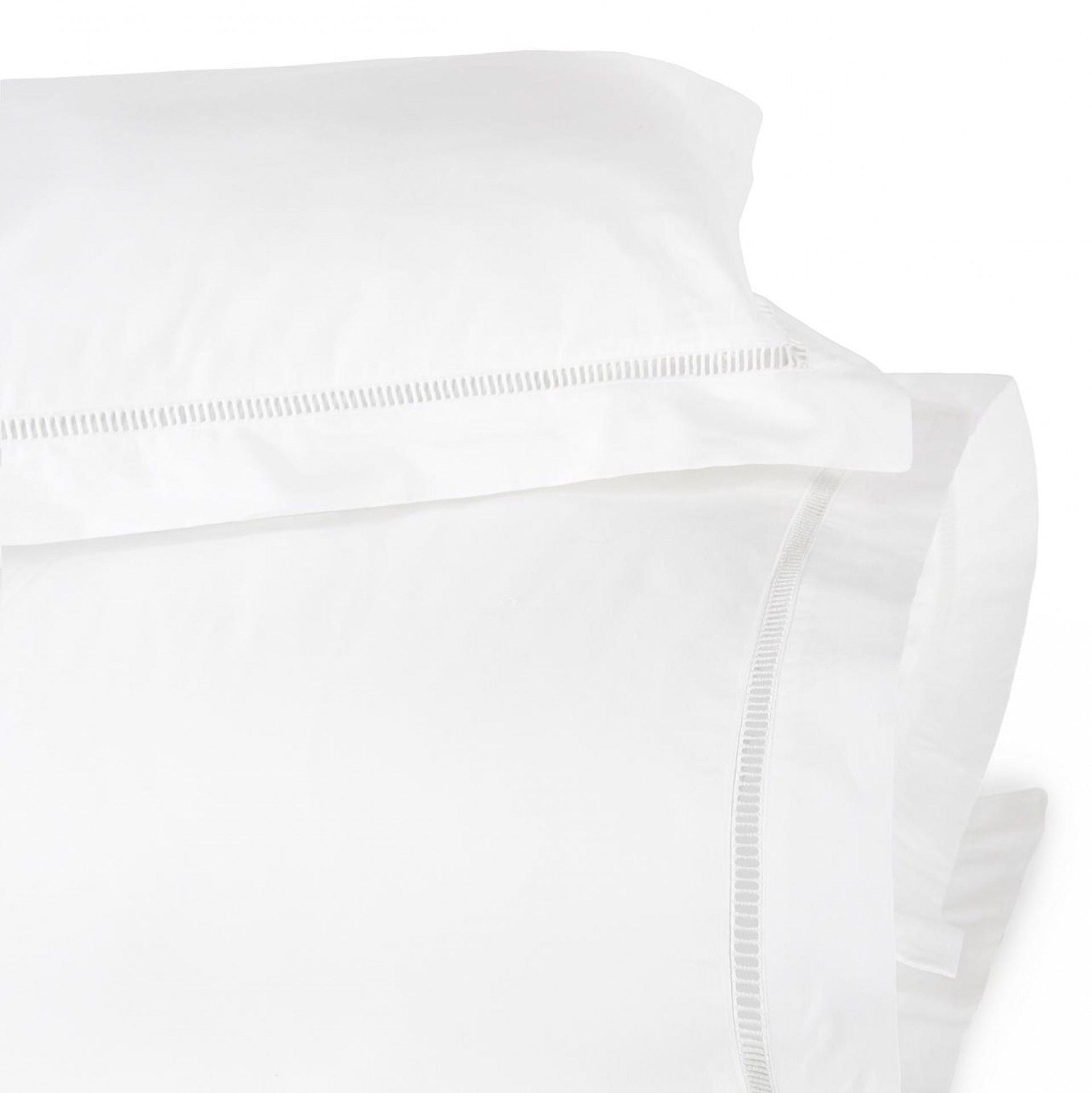 gultas veļa PAROS, 100% Eģiptes kokvilna, 400TC perkals, balta