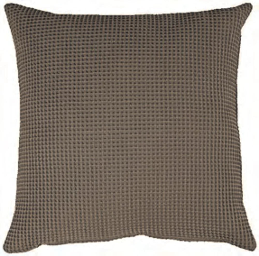 Dekoratīvā spilvendrāna OUTUMN, 100% kokvilna, pildījums 200gkvm poliesters, vafeļaudums, taupe bēša