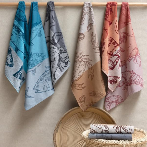 Virtuves dvieļi ATLANTIC 100% kokvilna, dažādas krāsas, interjerā