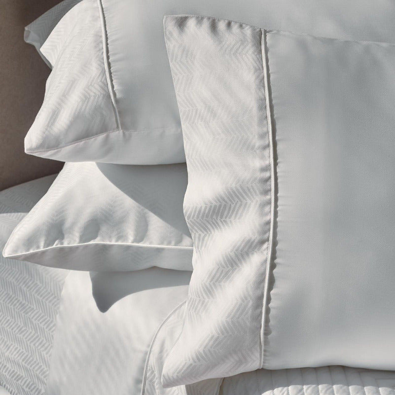 spilvendrāna CLARA, 100% tencel, žakards, balts