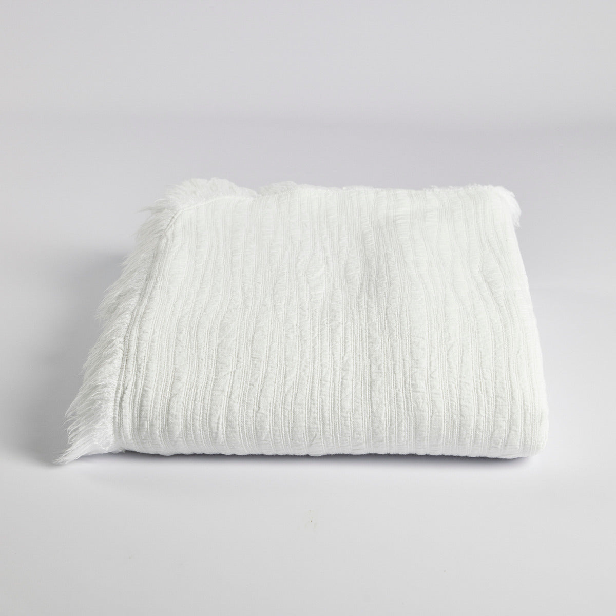 Gultas pārklājs AMBIANCE, 100% BCI cotton, white, balts
