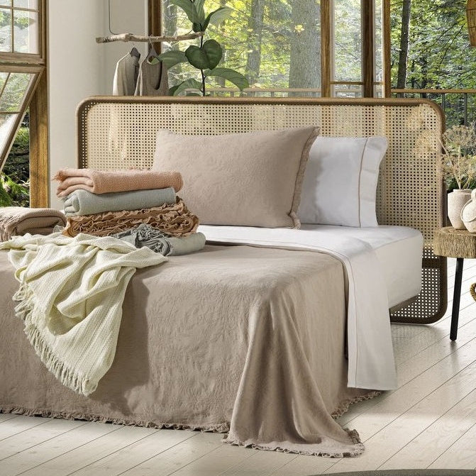 LACE STONE gultas pārklājs 240x260 100% kokvilna