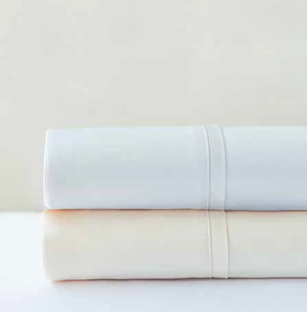 Palags 180x280 LUX satīns 500TC IVORY