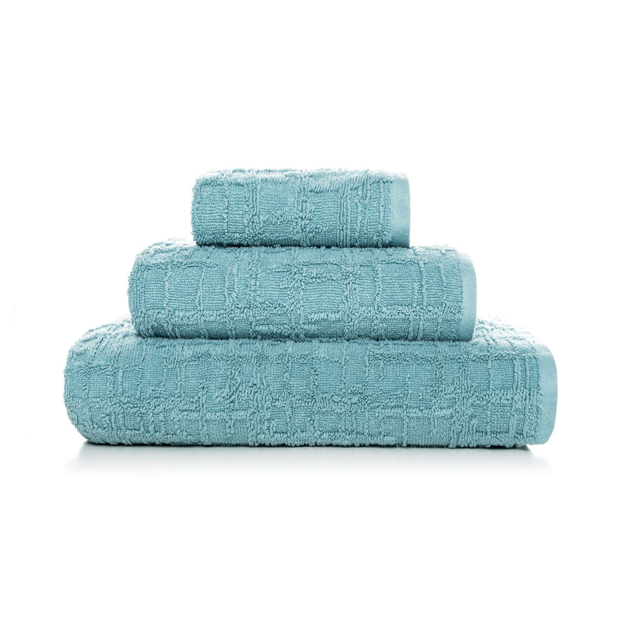 Frotē dvielis GAUFRE, 100% organic cotton, 600g/kvm, baltic, gaiši zils