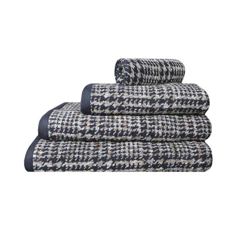 frotē dvieļi Prince of Wales, 100% kokvilna, 500g/kvm, tumši pelēks melanžs