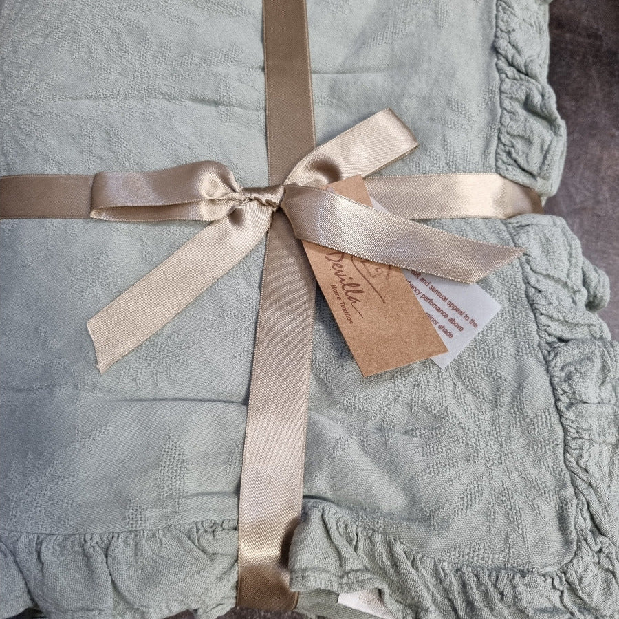 LACE GARDEN gultas pārklājs 240x260 100% kokvilna