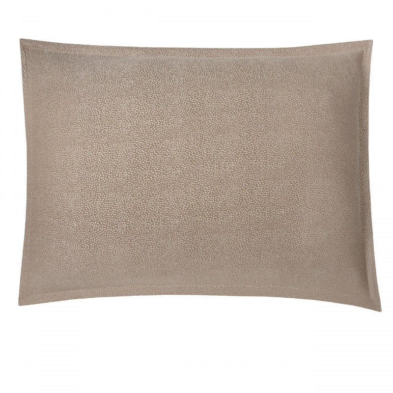 spilvendrāna oxford LEO, 100% kokvilna, 300TC satīns, žakards, taupe bēša