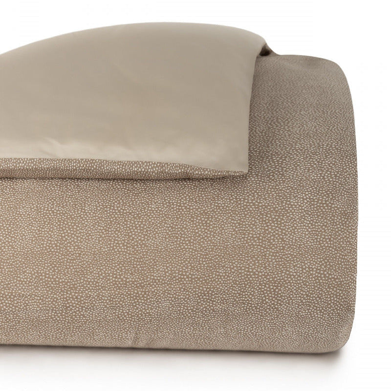 segas pārvalks LEO, 100% kokvilna, 300TC satīns, žakards, bēšs, taupe