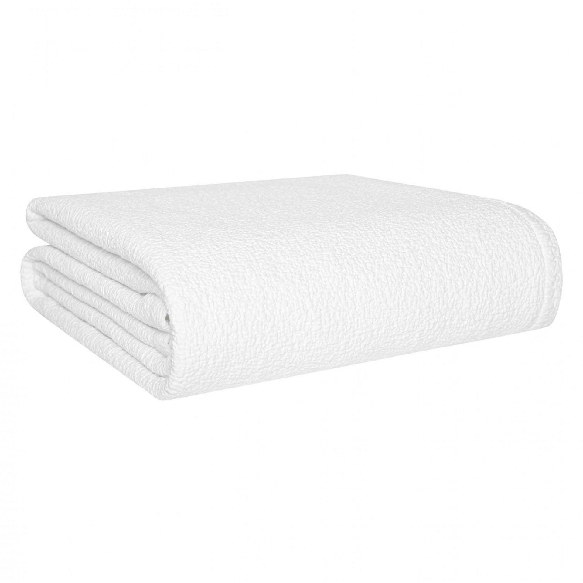 gultas pārklājs LUCCA, 100% kokvilna, matelasse, white, balts