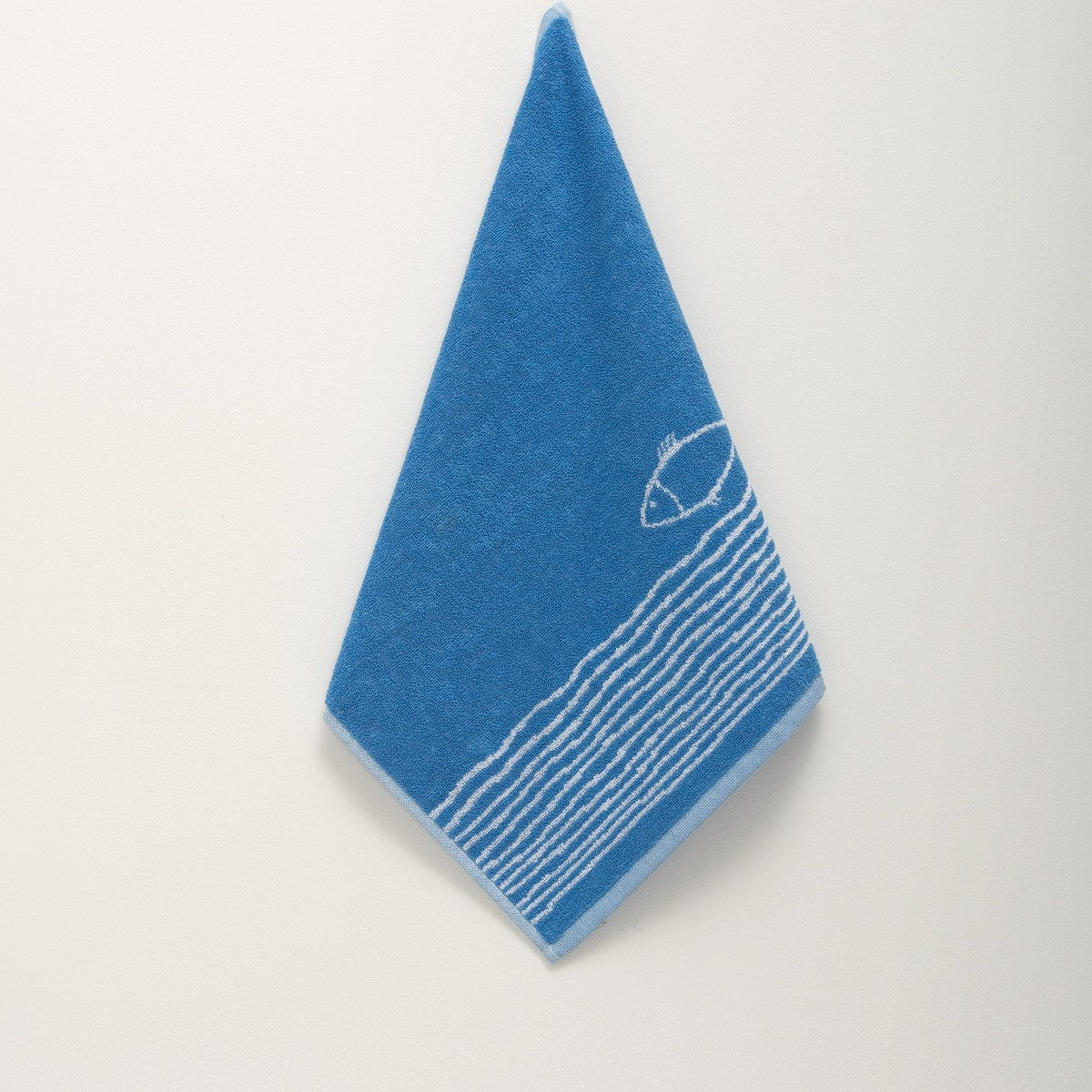 Virtuves dvielis NAUTILUS, 100% kokvilna, 440 g/kvm, frotē audums, 50x50 roku dvielis, zils