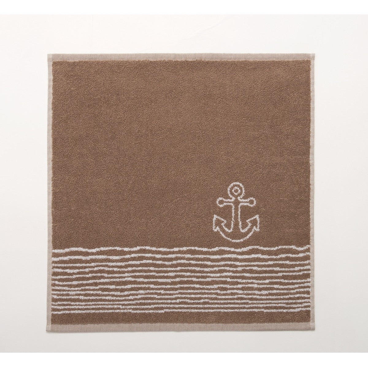 Virtuves dvielis NAUTILUS, 100% kokvilna, 440 g/kvm, frotē audums, 50x50 roku dvielis, brūns