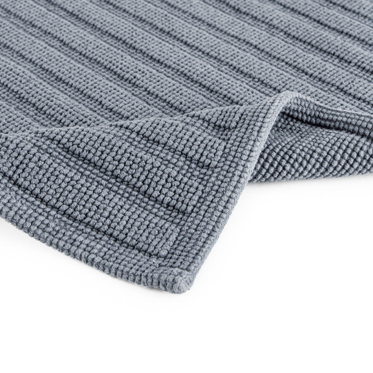 plāns masāžas vannas paklājs RIBBON, 100% kokvilna, combed cotton, 1100g/kvm, dark denim, denim zils