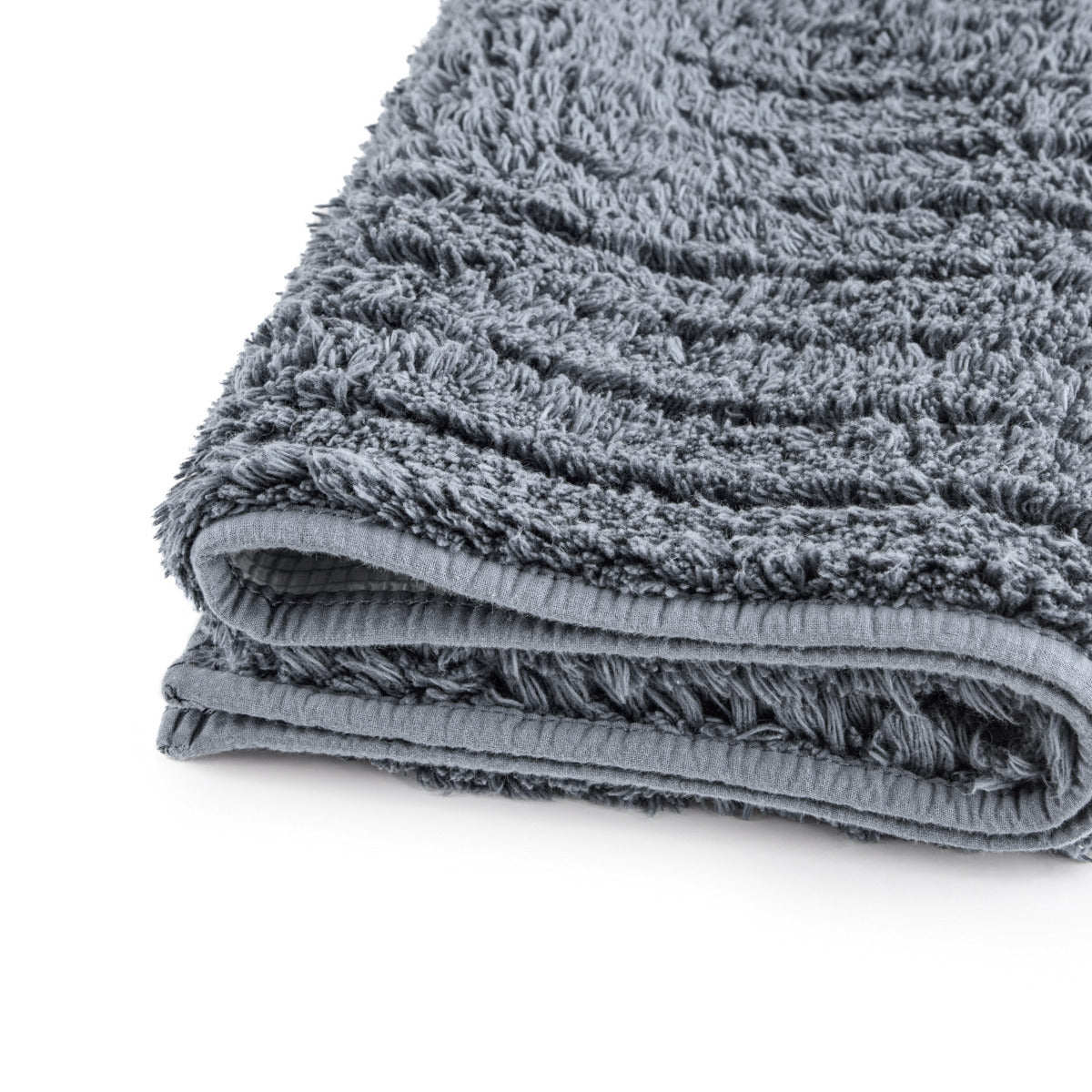 biezs frotē vannas paklājs RIBBON, 100% kokvilna, combed cotton, 1700g/kvm, denim, denim zils