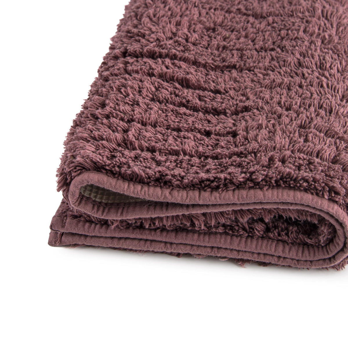 biezs frotē vannas paklājs RIBBON, 100% kokvilna, combed cotton, 1700g/kvm, marsala