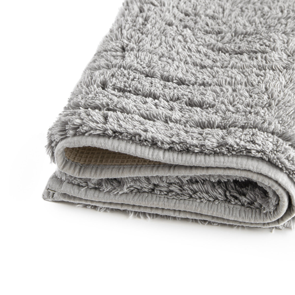 biezs frotē vannas paklājs RIBBON, 100% kokvilna, combed cotton, 1700g/kvm, silver, gaiši pelēks