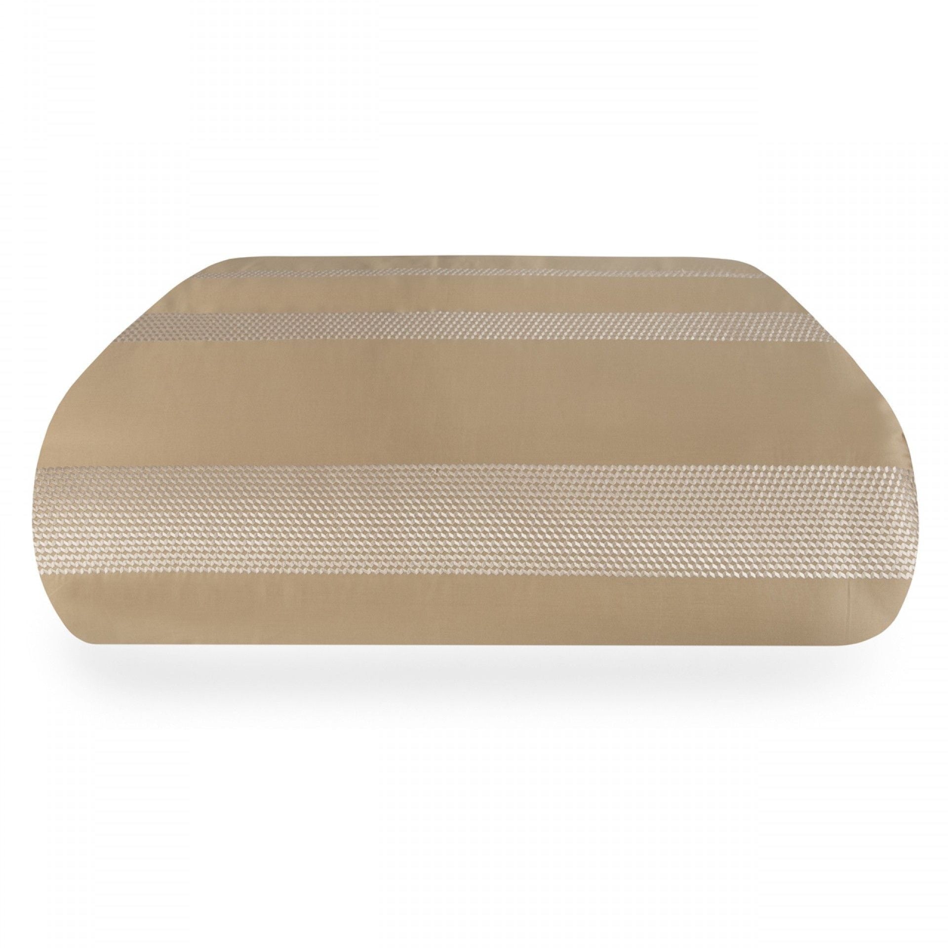 segas pārvalks ROSSIO 100% kokvilna, 300TC satīns,ar izšuvumu, haselnut bēšīgi brūns