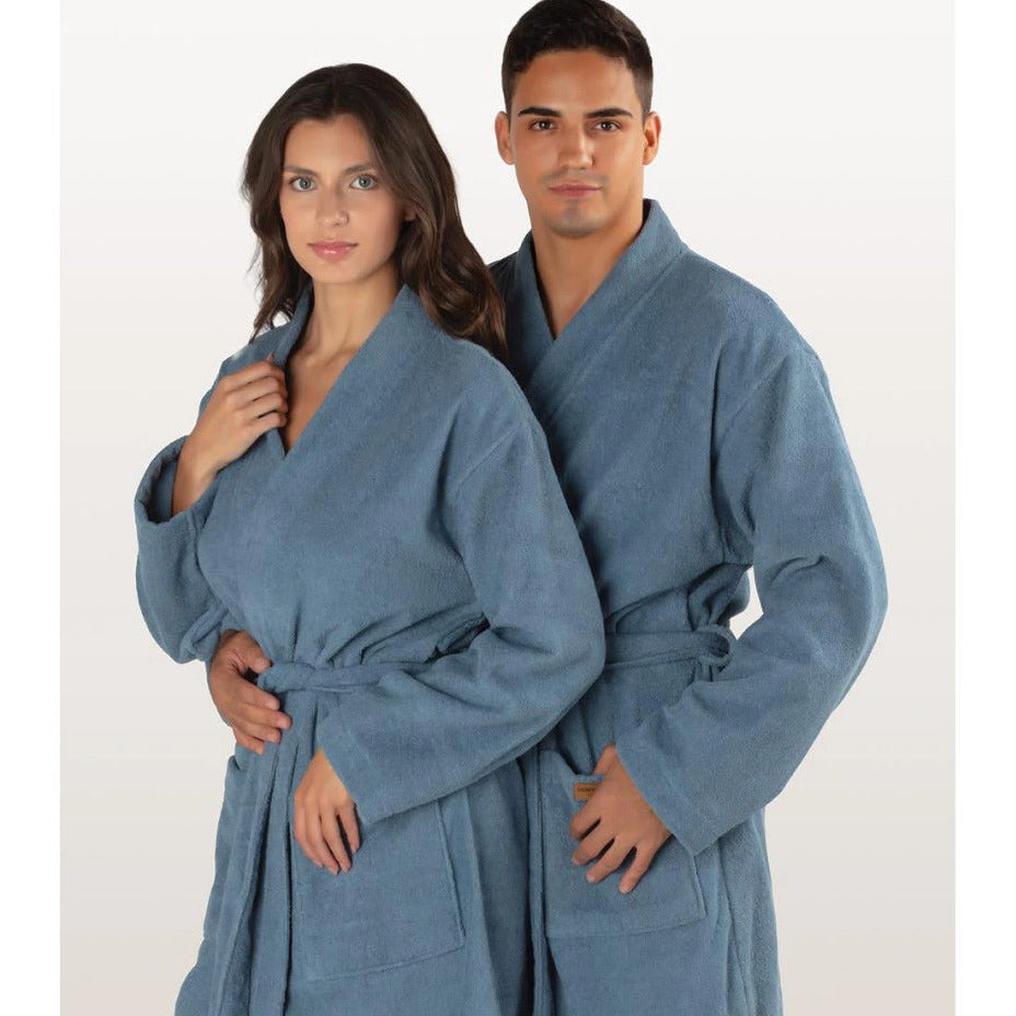 frotē kimono DENIM, 100% kokvilna, 360 g/kvm, denim zils