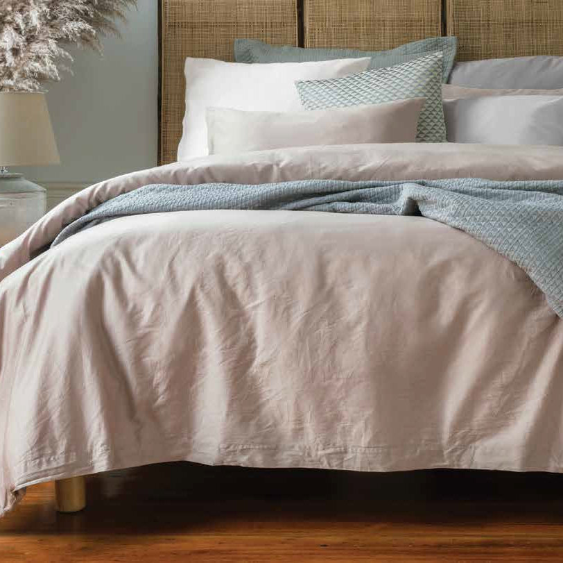 gultas veļa SOHO, 100% kokvilna, 300TC satīns, stonewashed, pink ,rozā, interjerā