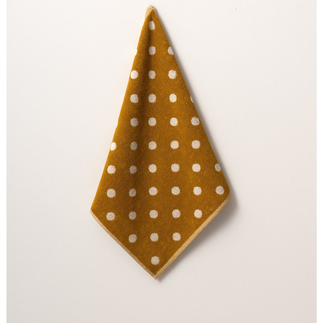 Virtuves dvieļi SPOT EFFI, 100% kokvilna, 440 g/kvm, frotē audums, 50x50 roku dvieļi, sinepes dzeltens