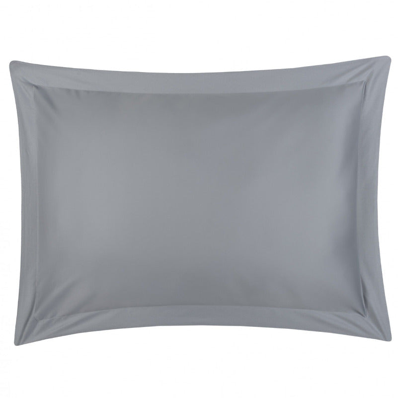 spilvendrāna oxford VINCENT, 100% kokvilna, 300TC satīns, pelēk zila