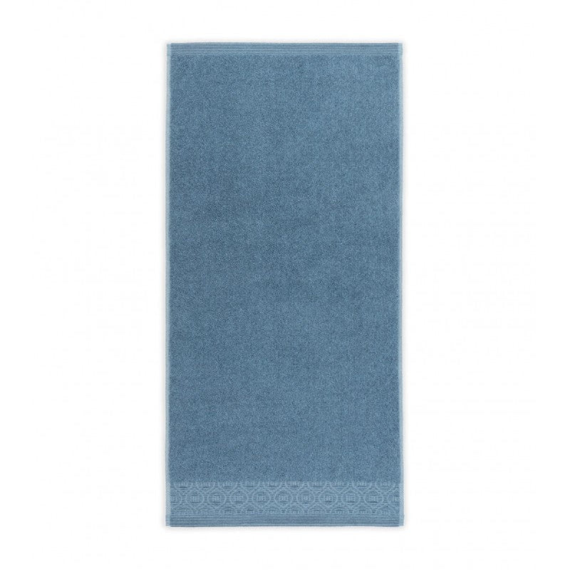 frotē dvieļi DENIM, 100% kokvilna, 520 g/kvm,ar dekoratīvo apmali, denim zils