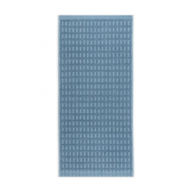 frotē dvieļi DENIM, 100% kokvilna, 520 g/kvm, rūtiņu fakrtūra, denim zils
