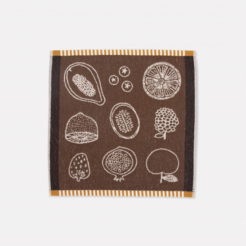 Brūnā tonī frotē roku dvielis 50×50, CUCINA kolekcija