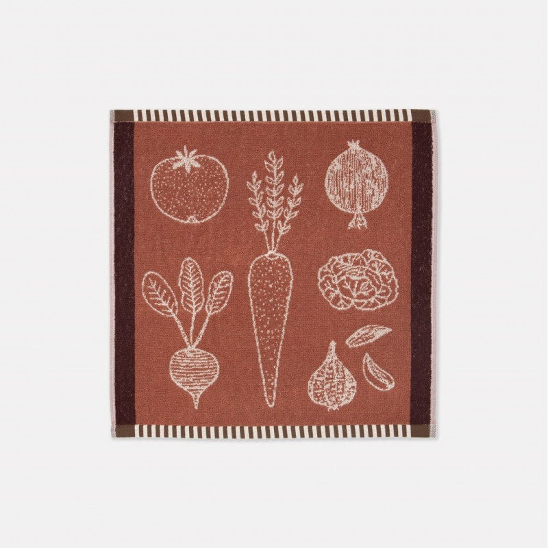 Terra tonī frotē roku dvielis 50×50, CUCINA kolekcija