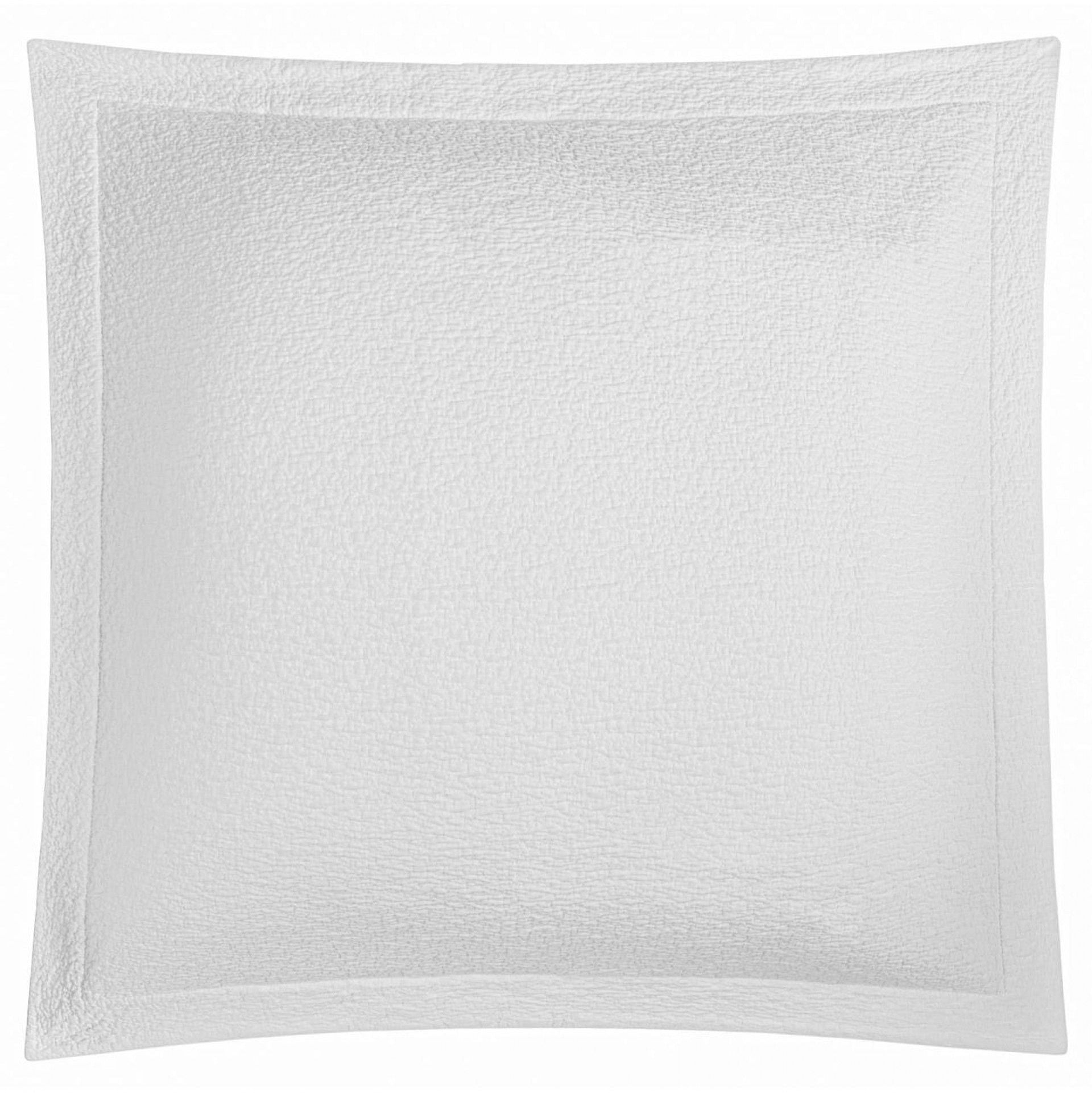 dekoratīvās spilvendrānas LUCCA, 100% kokvilna, matelasse, white, balta