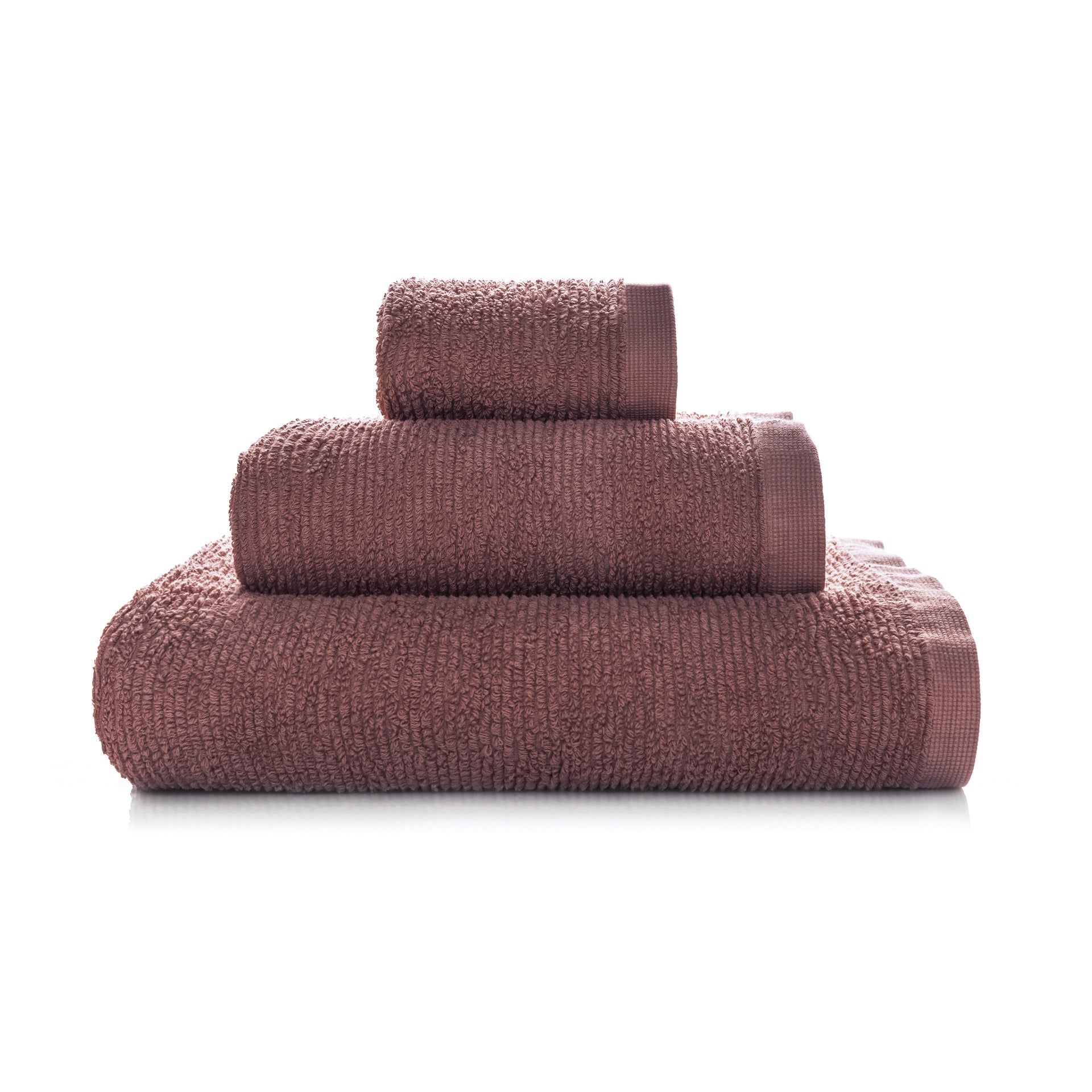 frotē dvielis RIBBON, 100% kokvilna, combed cotton, 550g/kvm, marsala