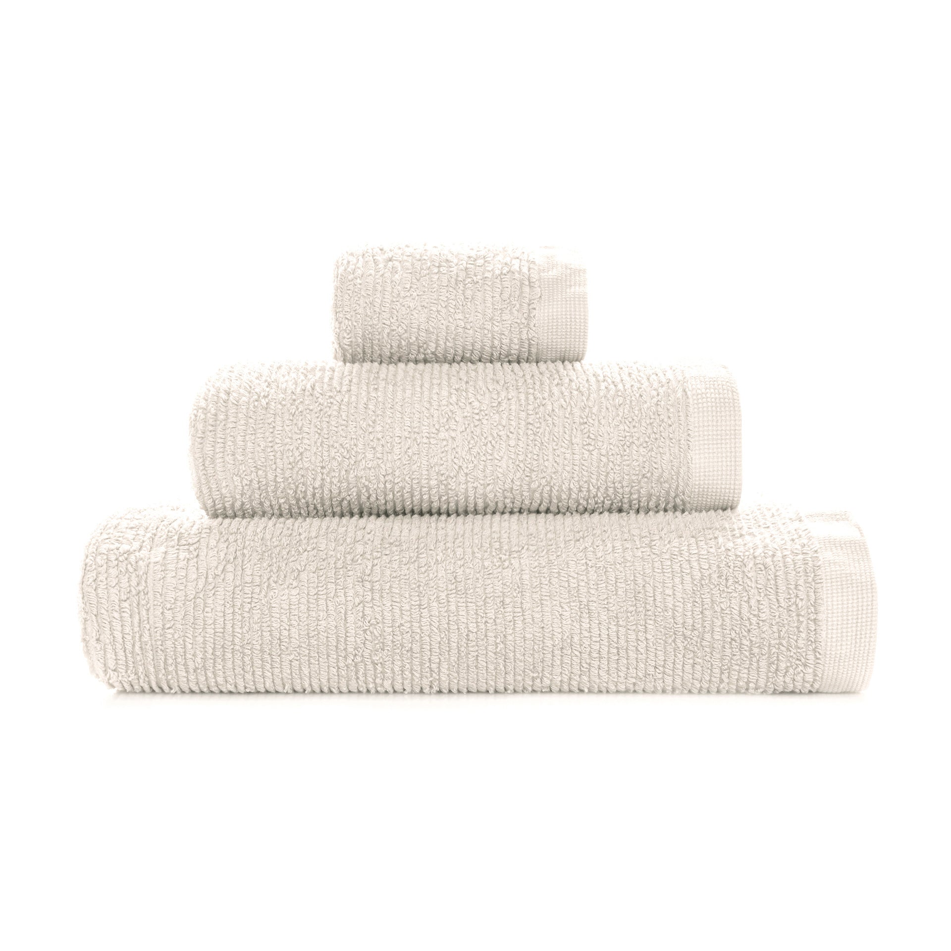 frotē dvielis RIBBON, 100% kokvilna, combed cotton, 550g/kvm, natural, tumši gaiši bēšs