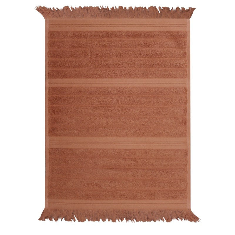 Frotē dvieļi NATURAL, 100% organiskā kokvilna, 500g/kvm, terrakota