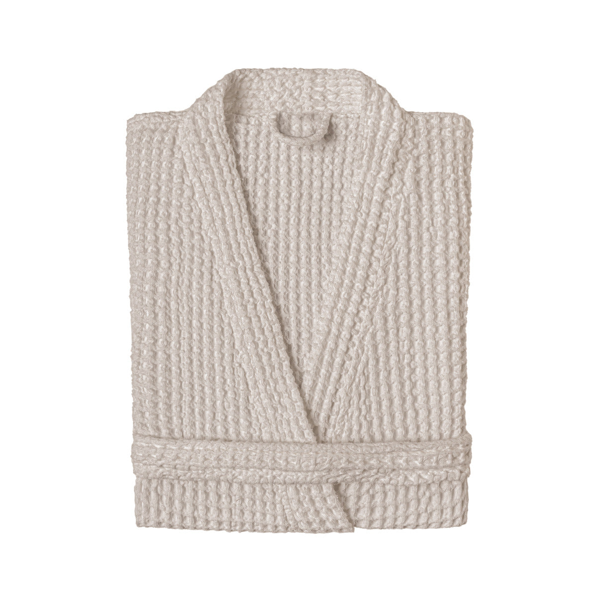 Vafeļauduma ķimono FAVO, 100% kokvilna, 420g/kvm, fog, pelēkbēšs