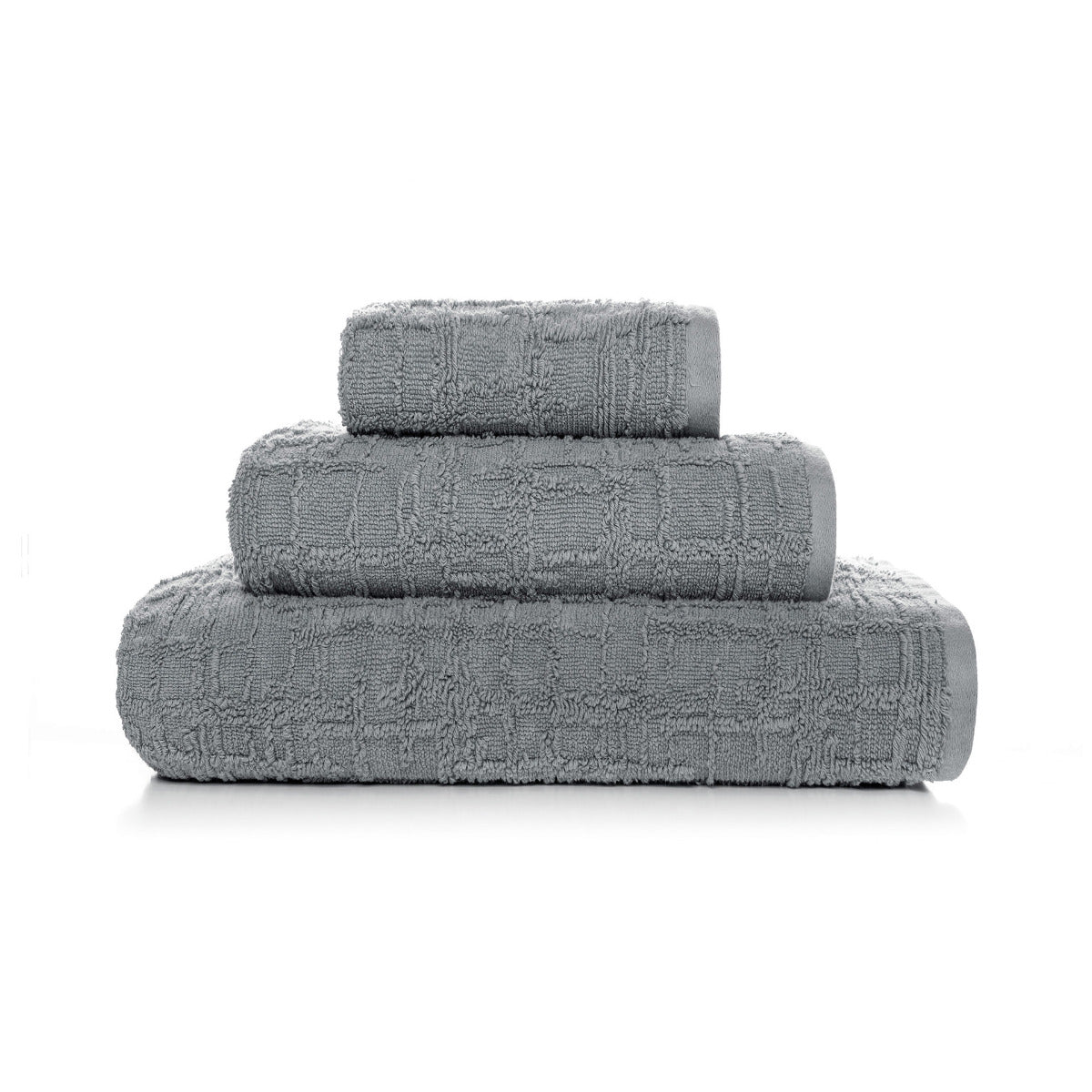Frotē dvielis GAUFRE, 100% organic cotton, 600g/kvm, magnetic grey, tumši pelēks