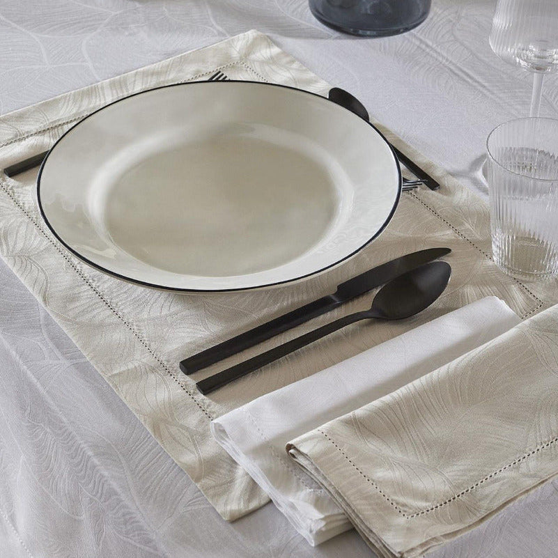 Salvetes GLORIA, 100% kokvilna, žakards, latte, interjerā