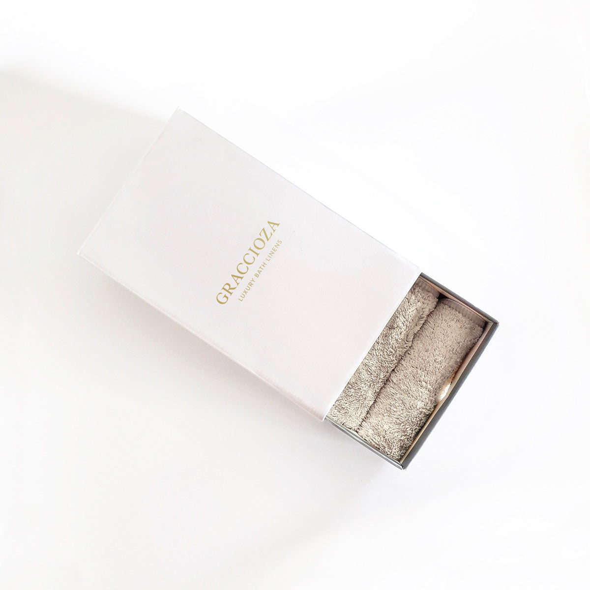 frotē dvieļu komplekts Long Double loop, 100% superior cotton, 700g/kvm, fog, pelēkbēšs, dāvanu iepakojums