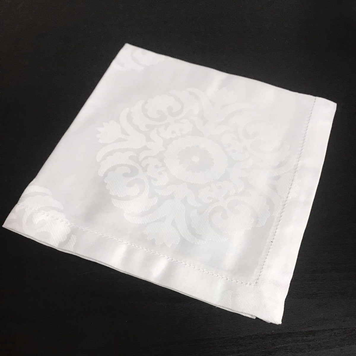 Servēšanas salvetes PALACE, 100% kokvilna, žakards, balts