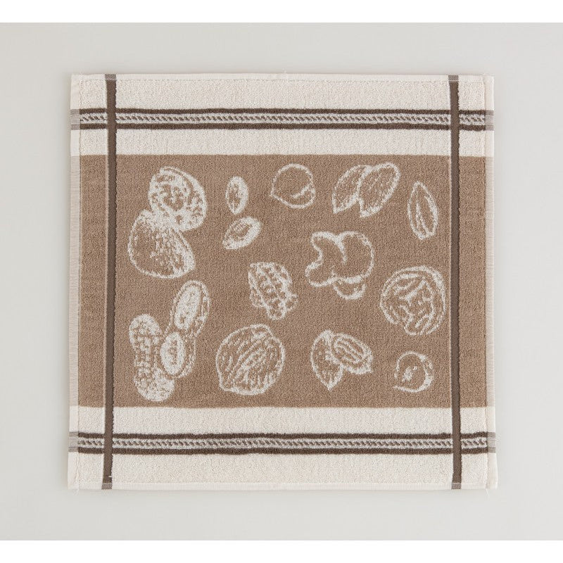 Virtuves dvieļi ZUCCA, 100% kokvilna, 440 g/kvm, frotē audums, roku dvielis 50x50, bēšs