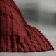 Kokvilnas pleds MALTHE 130x180 red
