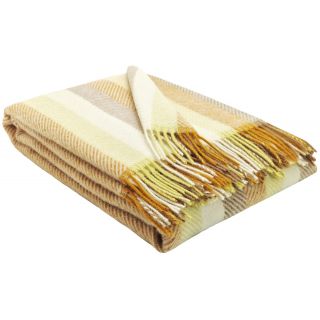 Pleds TIROL M 140x200 100% vilna svītrains brulee