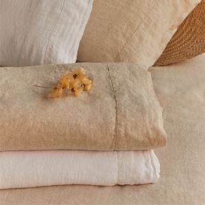 Lina palags 240x280 flax 100% European linen bēši naturālā krāsa